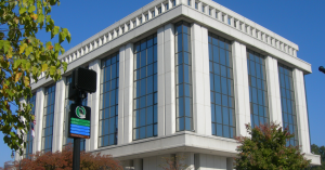 The Old Durham County Courthouse, just two buildings over from our office