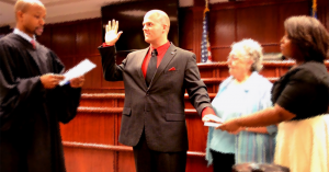 T. Greg take the Attorney's Oath of Office (09/07/2012)